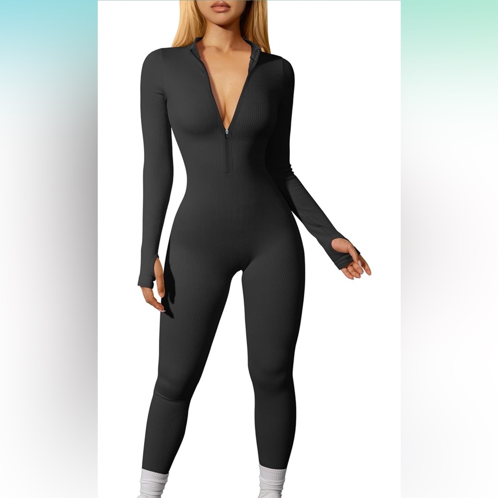 OQQ Women Yoga Jumpsuit